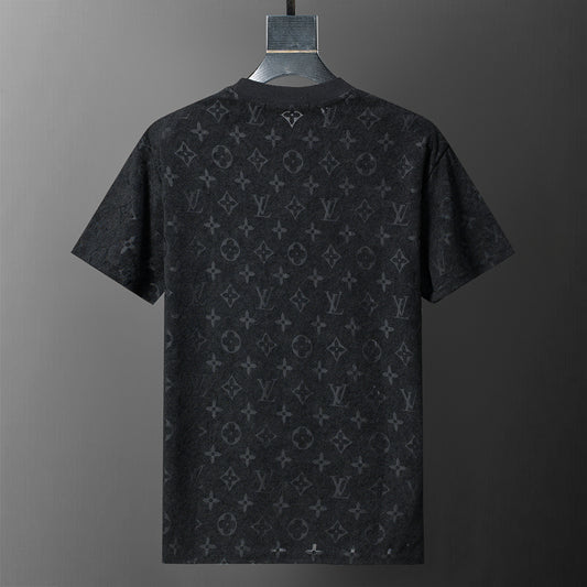 T-shirt LV con iniziali LV impresse