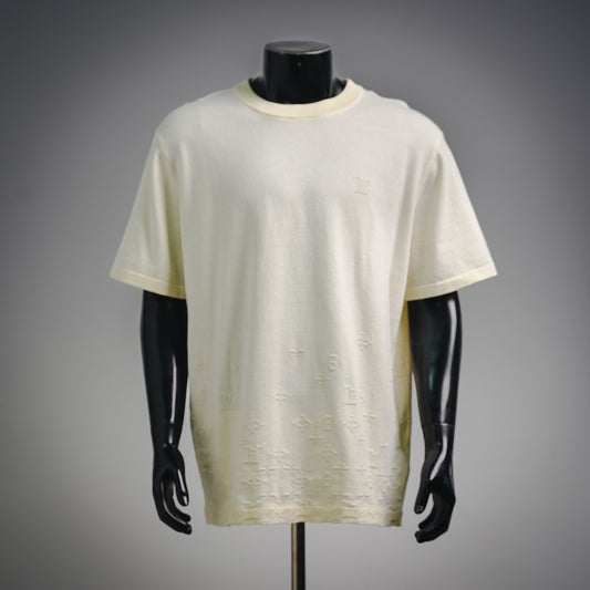 T-shirt con iniziali LV impresse