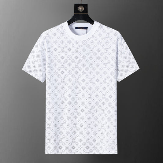 T-shirt LV con iniziali LV impresse