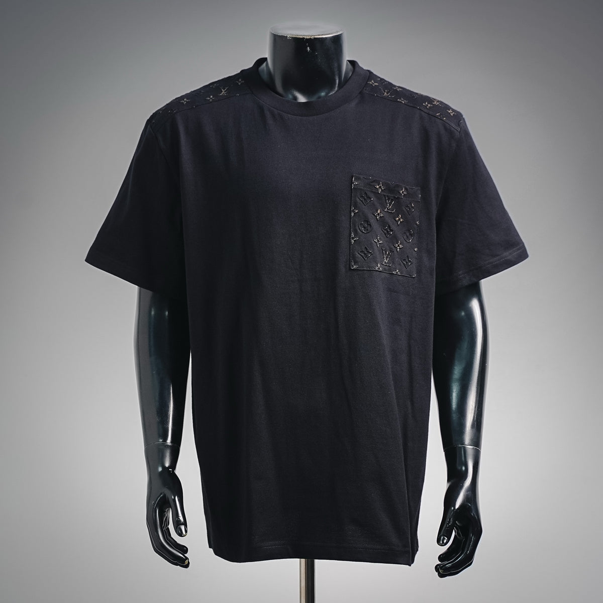 T-shirt LV con iniziali LV impresse