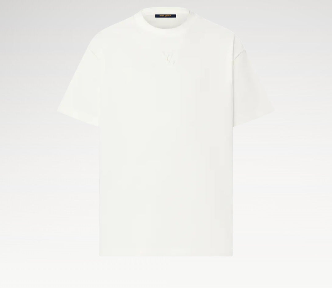 T-shirt LV con iniziali LV impresse