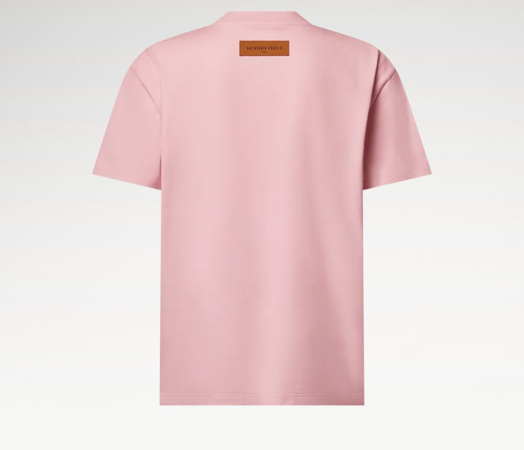 T-shirt LV con iniziali LV impresse
