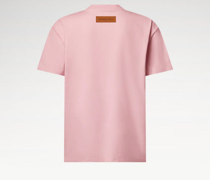 T-shirt LV con iniziali LV impresse